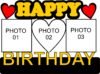 Customized Happy Birthday MDF Photo Frame (8 in x 12in size)