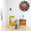 Customized Mdf Wall Clock With 13 Photos Size 16x16 inch