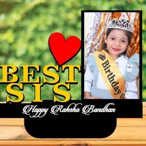 Personalized Raksha Bandhan Photo Frame Gift Best Sister