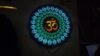 OM MANDALA CREATION MDF Om Mandala wall Hanging Led Wall Decor (12 inch X 12 inch Multi Colour)